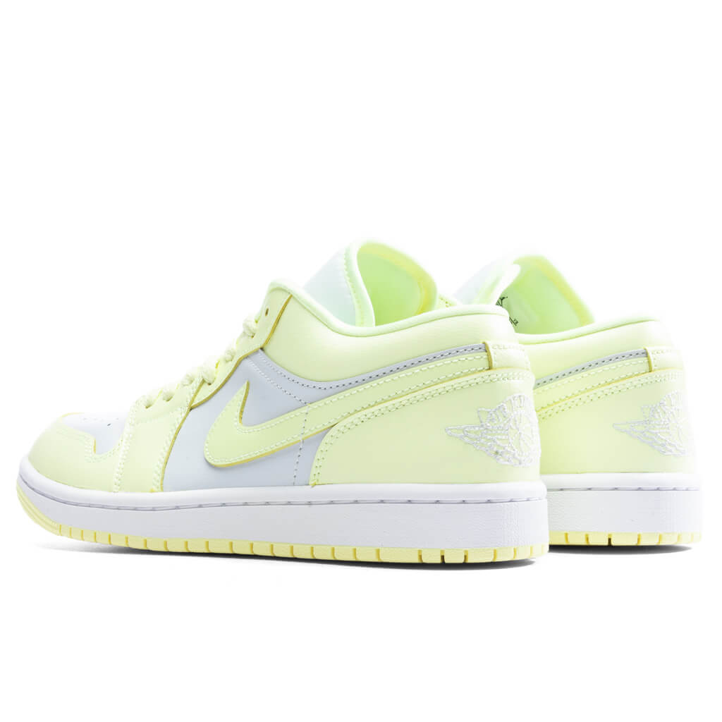 Women's Air Jordan 1 Low - Pure Platinum/Citron Tint/White