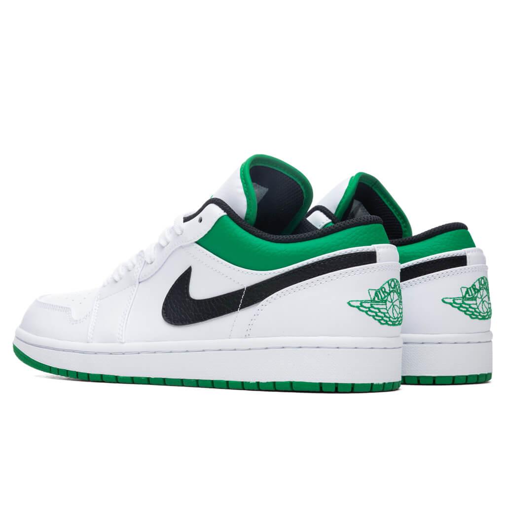 Air Jordan 1 Low - White/Stadium Green/Black