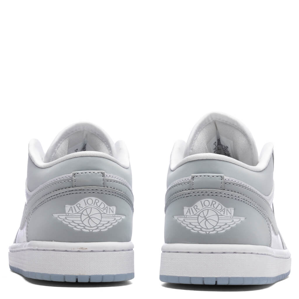 Women's Air Jordan 1 Low - White/Wolf Grey/Aluminum