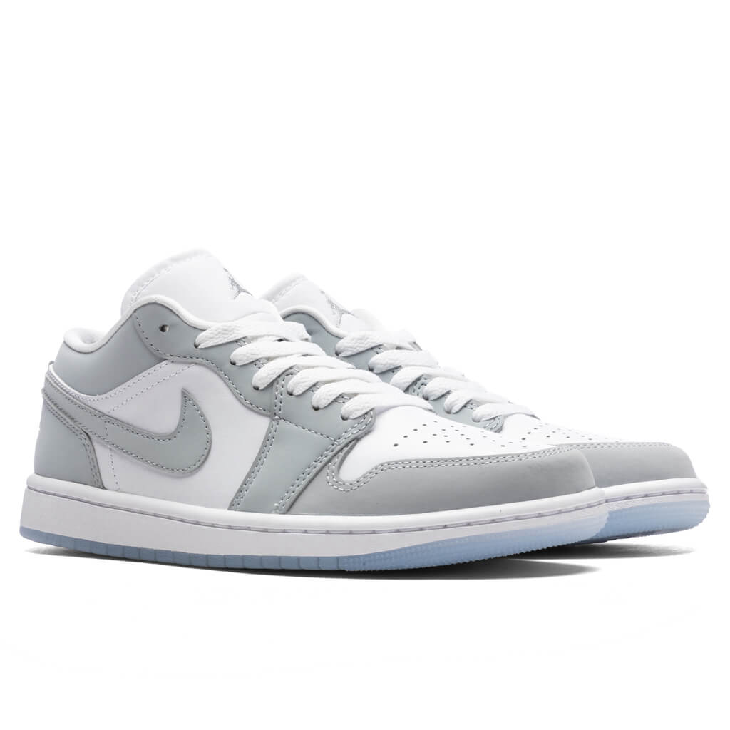 Women's Air Jordan 1 Low - White/Wolf Grey/Aluminum