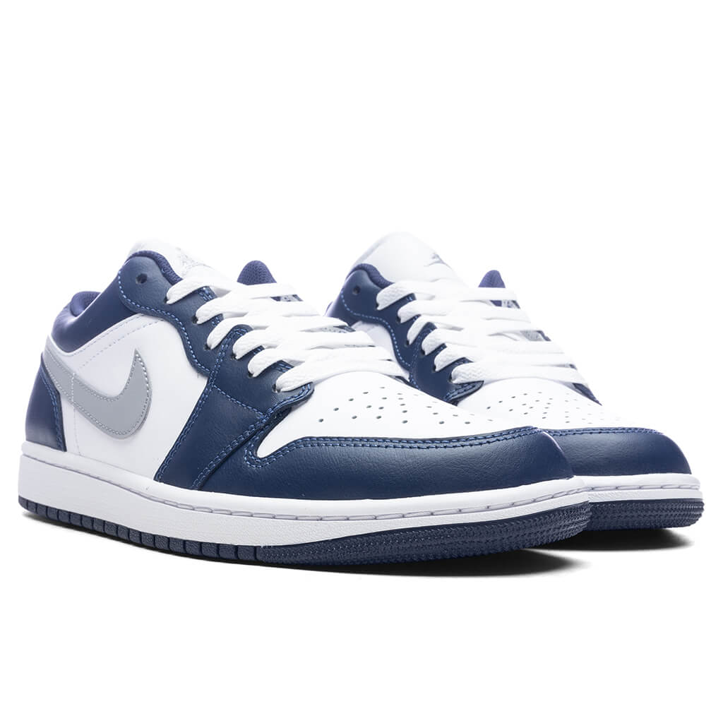 Air Jordan 1 Low - White/Wolf Grey/Midnight Navy