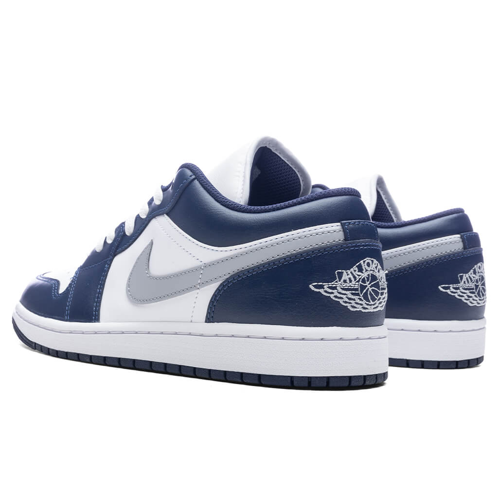 Air Jordan 1 Low - White/Wolf Grey/Midnight Navy