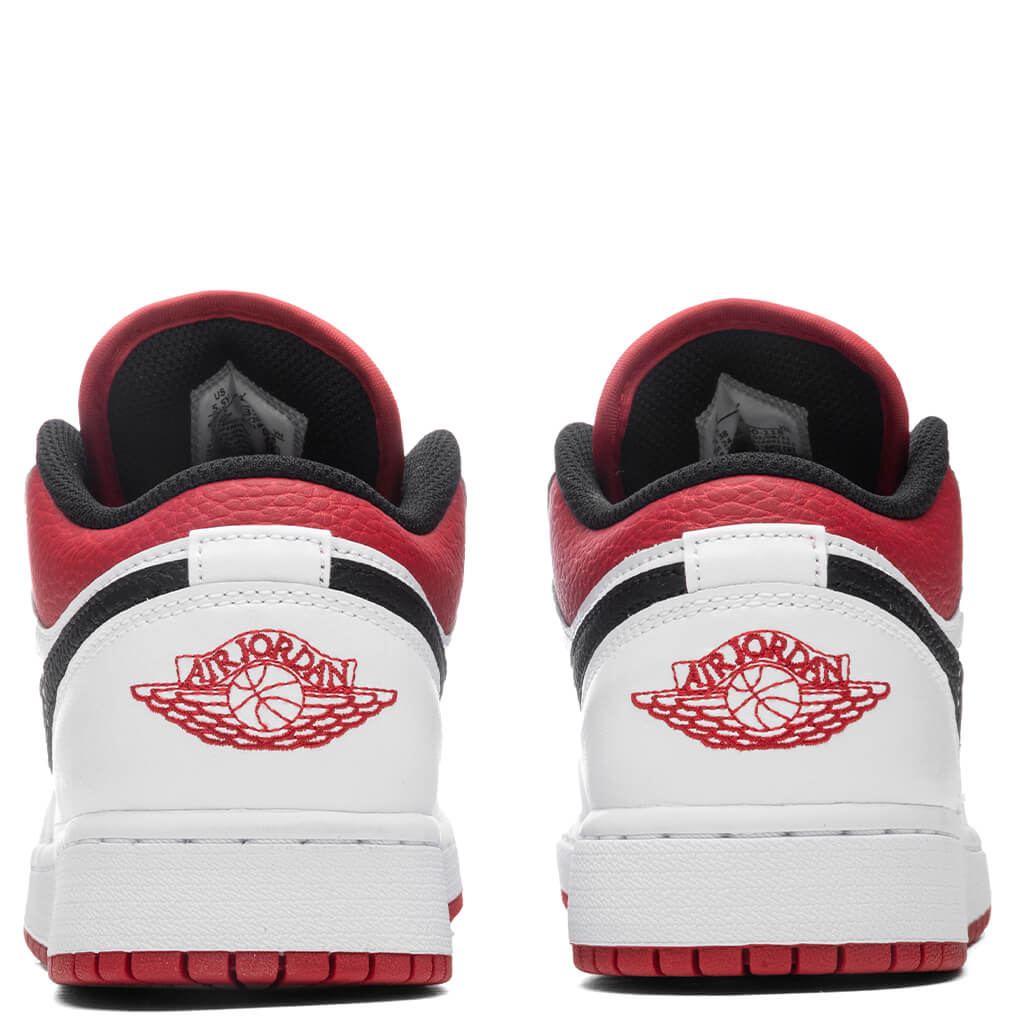 Air Jordan 1 Low (GS) - White/Gym Red