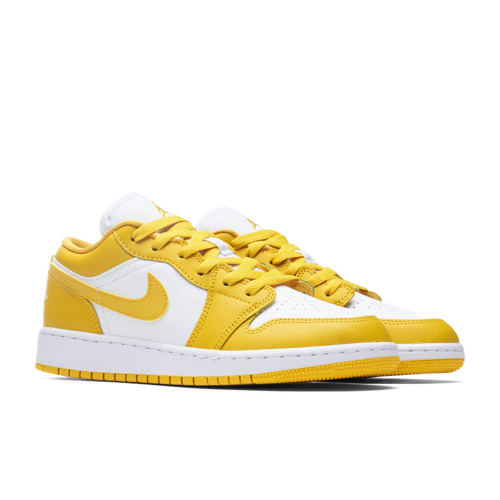 Air Jordan 1 Low (GS) - White/Pollen