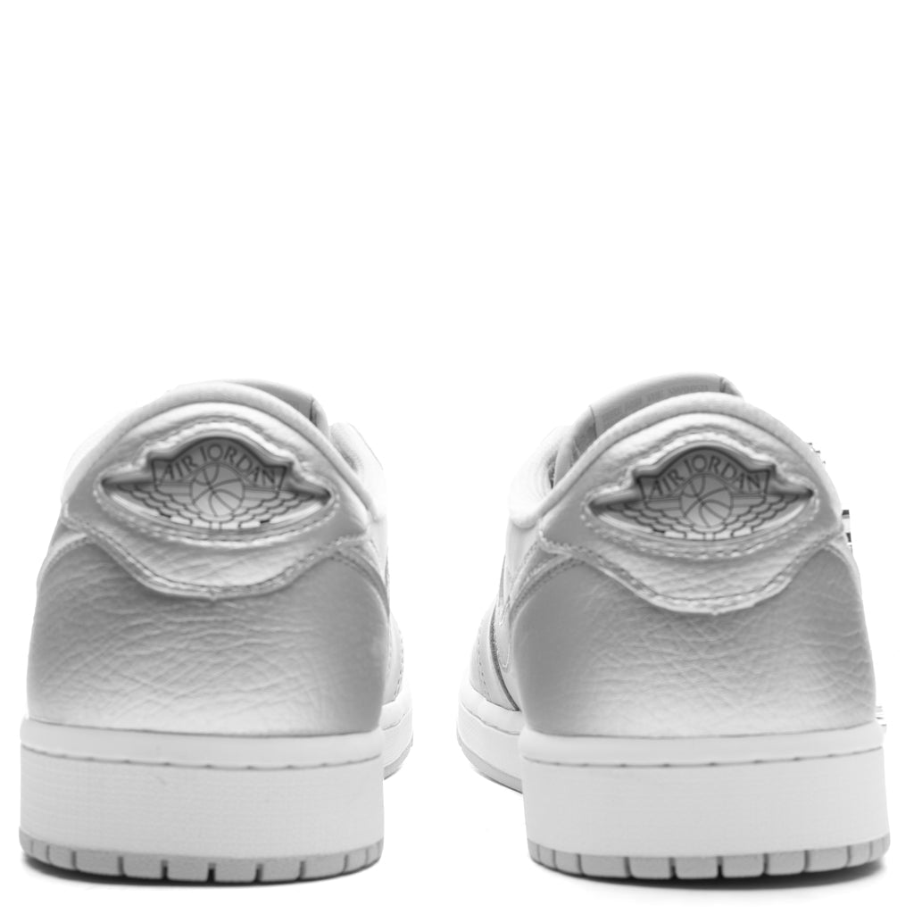 Air Jordan 1 Low OG 'Metallic Silver' - Neutral Grey/Metallic Silver/White