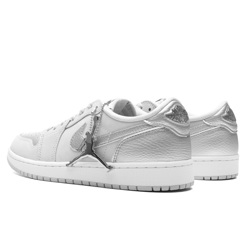 Air Jordan 1 Low OG 'Metallic Silver' - Neutral Grey/Metallic Silver/White