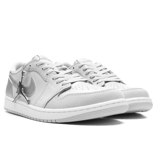 Air Jordan 1 Low OG 'Metallic Silver' - Neutral Grey/Metallic Silver/White