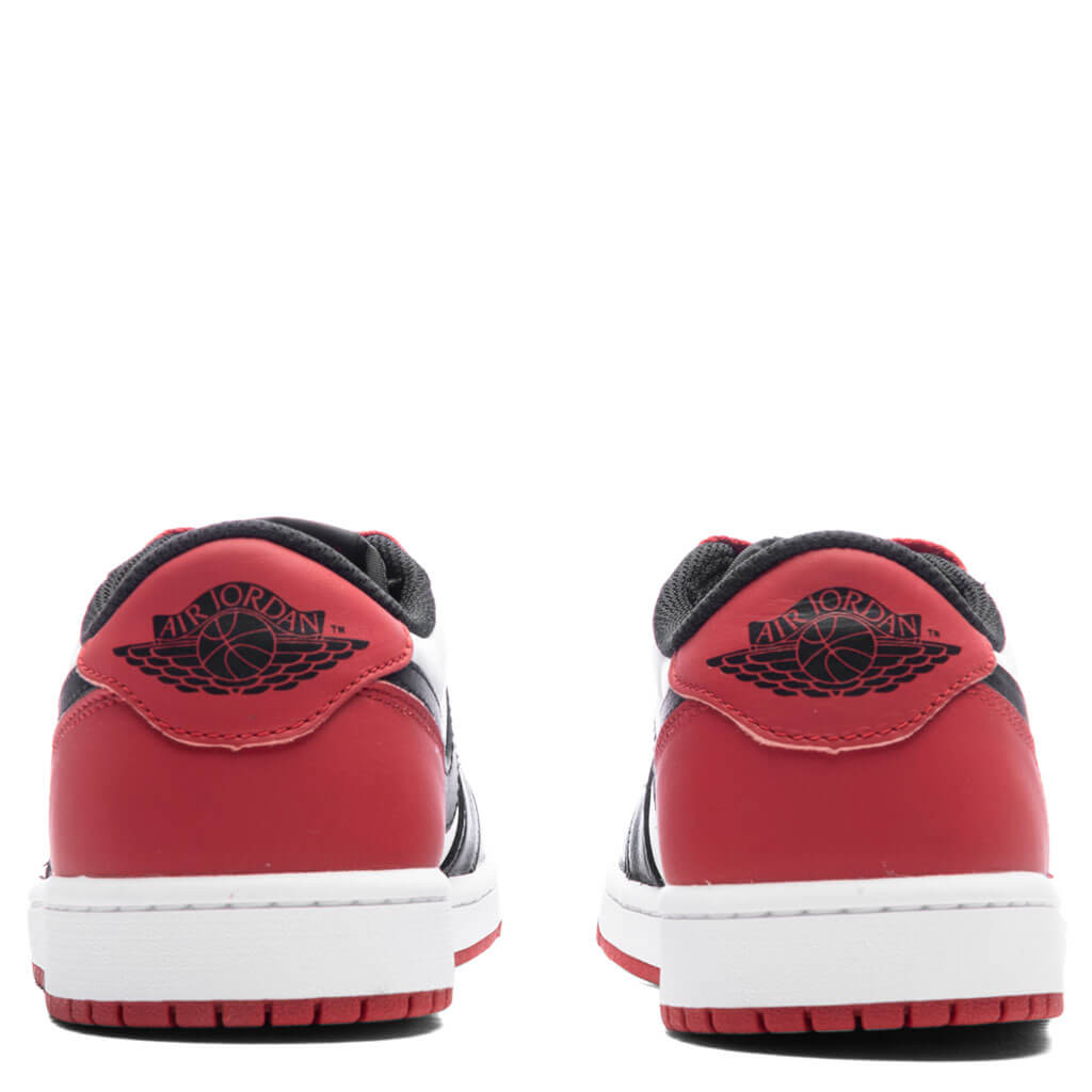 Air Jordan 1 Low OG 'Black Toe' - White/Black/Varsity Red