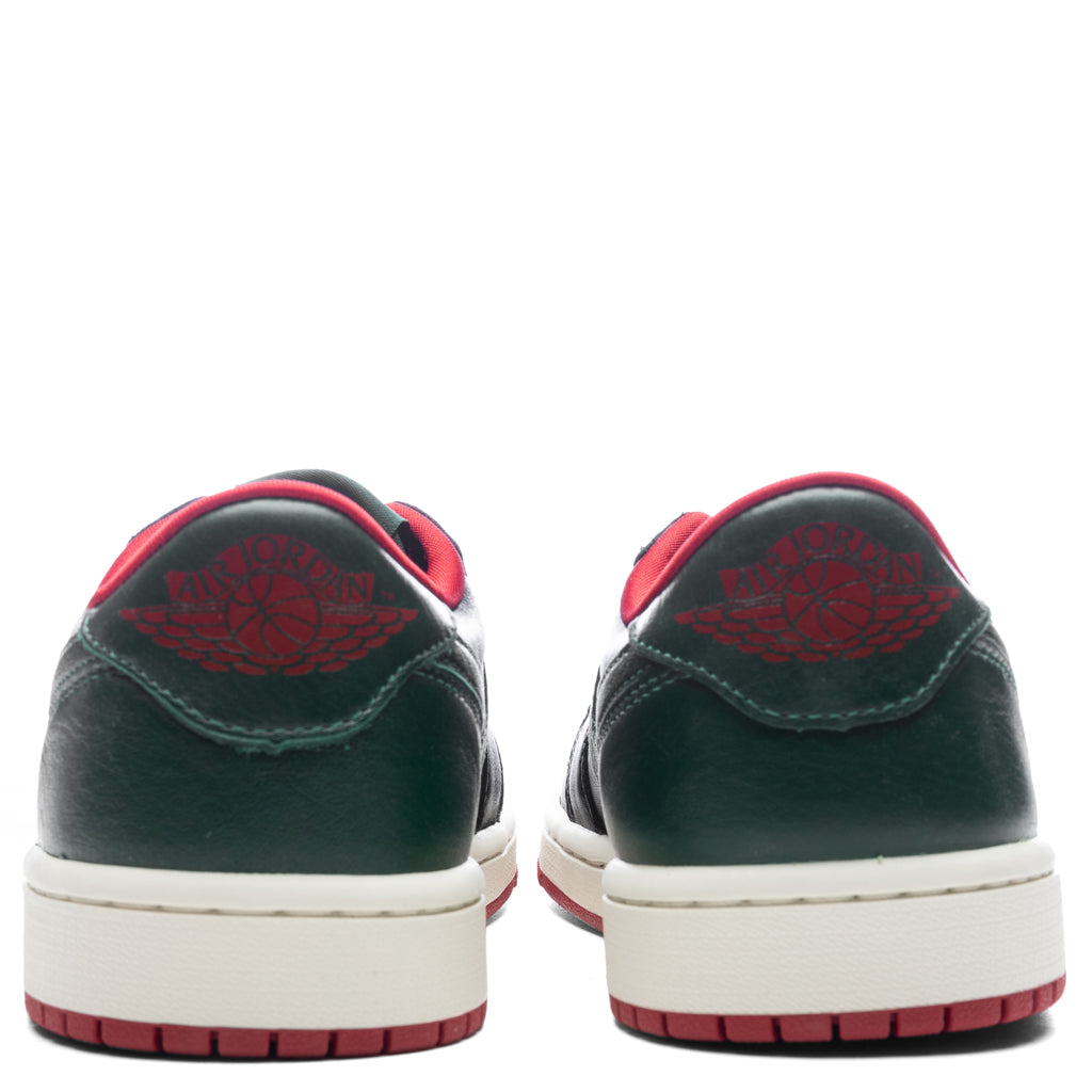 Women's Air Jordan 1 Low OG - Black/Gorge Green/Varsity Red