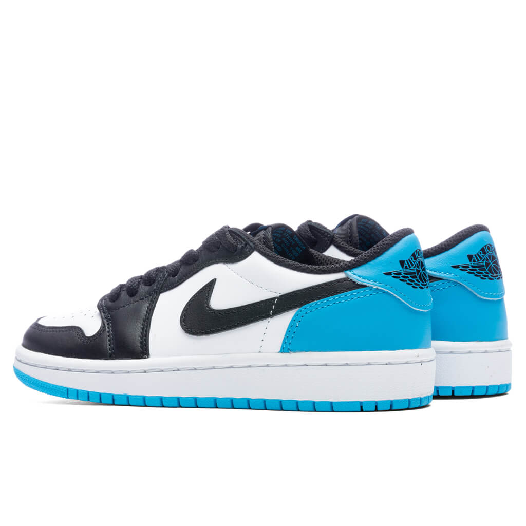 Women's Air Jordan 1 Low OG - White/Dark Powder Blue/Black