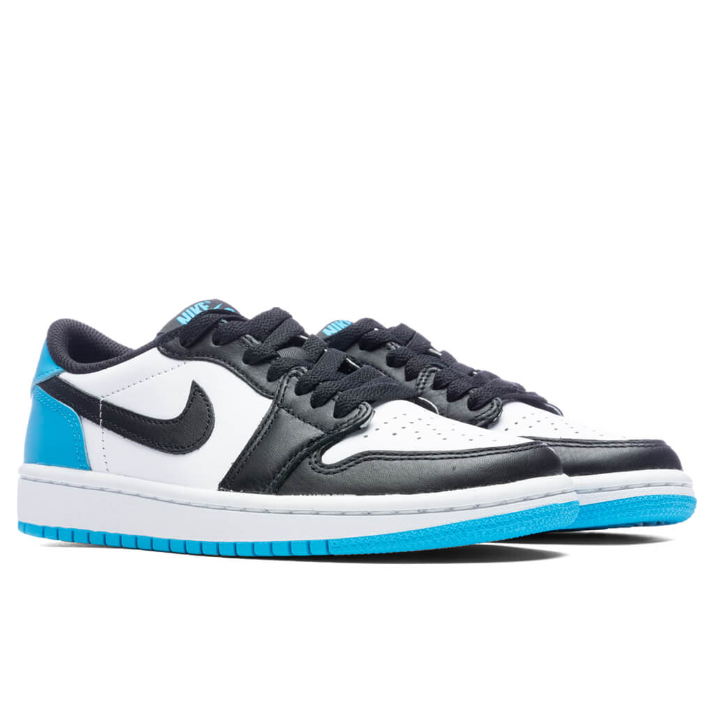 Women's Air Jordan 1 Low OG - White/Dark Powder Blue/Black