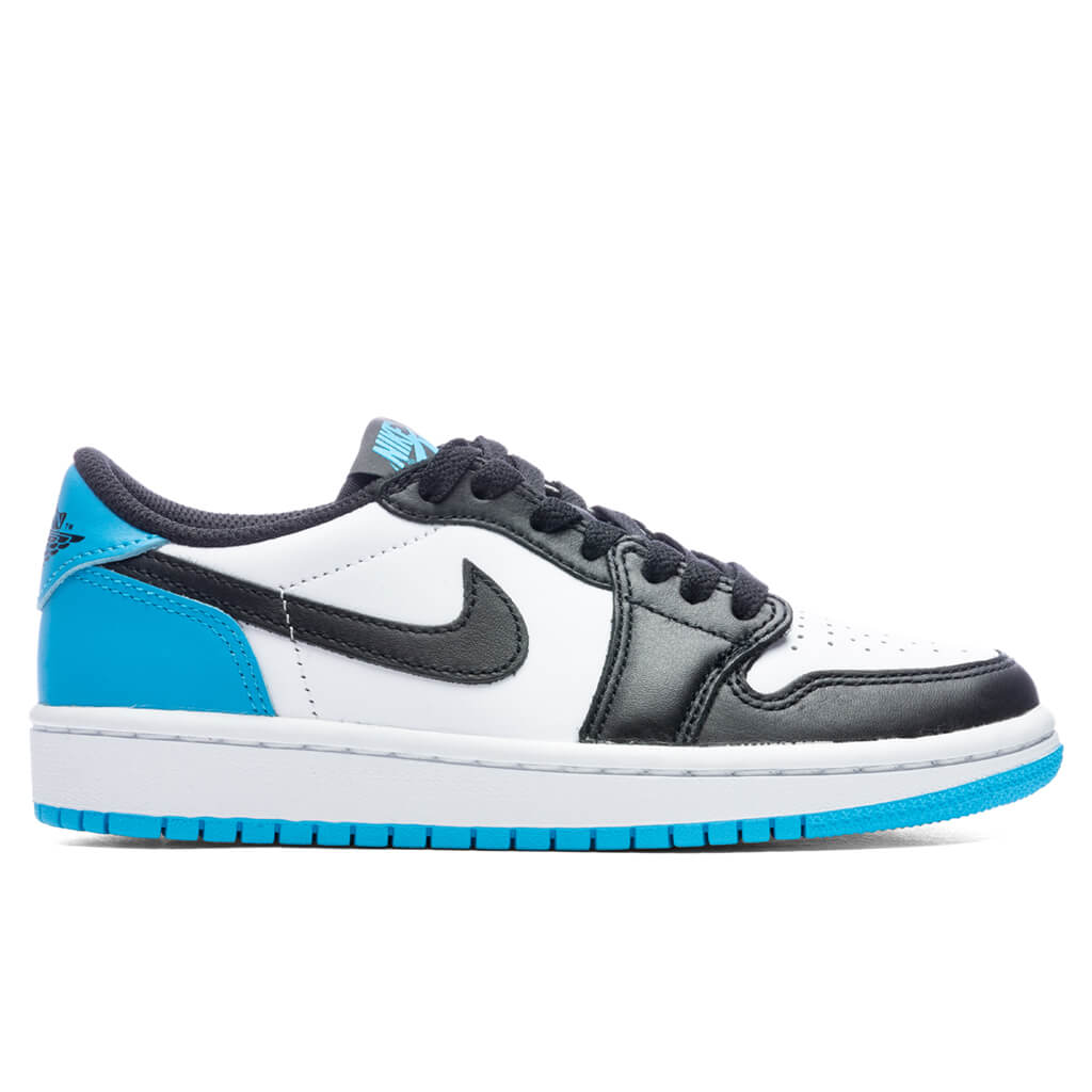 Women's Air Jordan 1 Low OG - White/Dark Powder Blue/Black