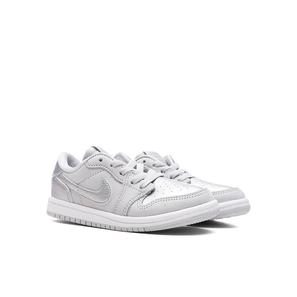 Air Jordan 1 Low OG 'Metallic Silver' (TD) - Neutral Grey/Metallic Silver/White