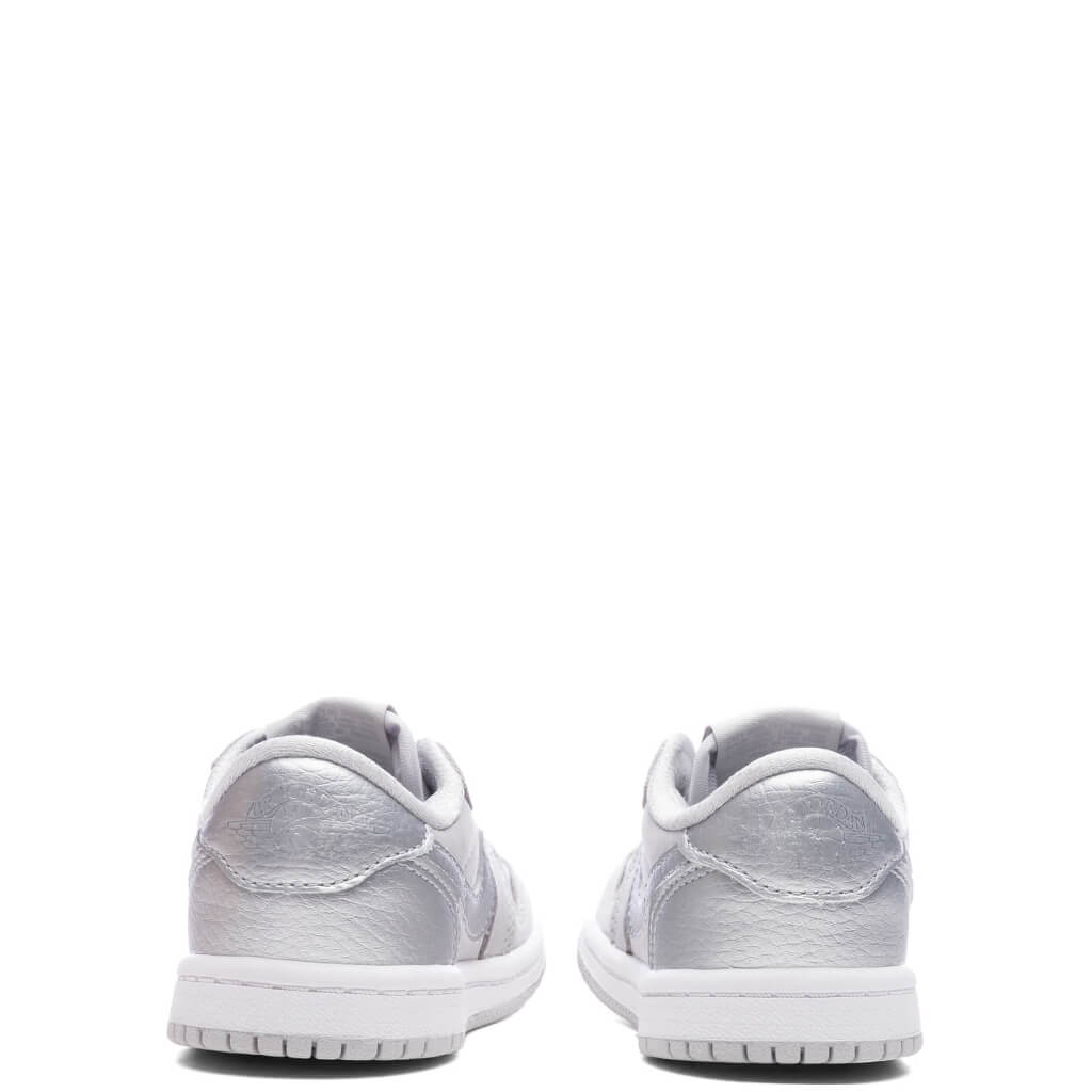 Air Jordan 1 Low OG 'Metallic Silver' (TD) - Neutral Grey/Metallic Silver/White
