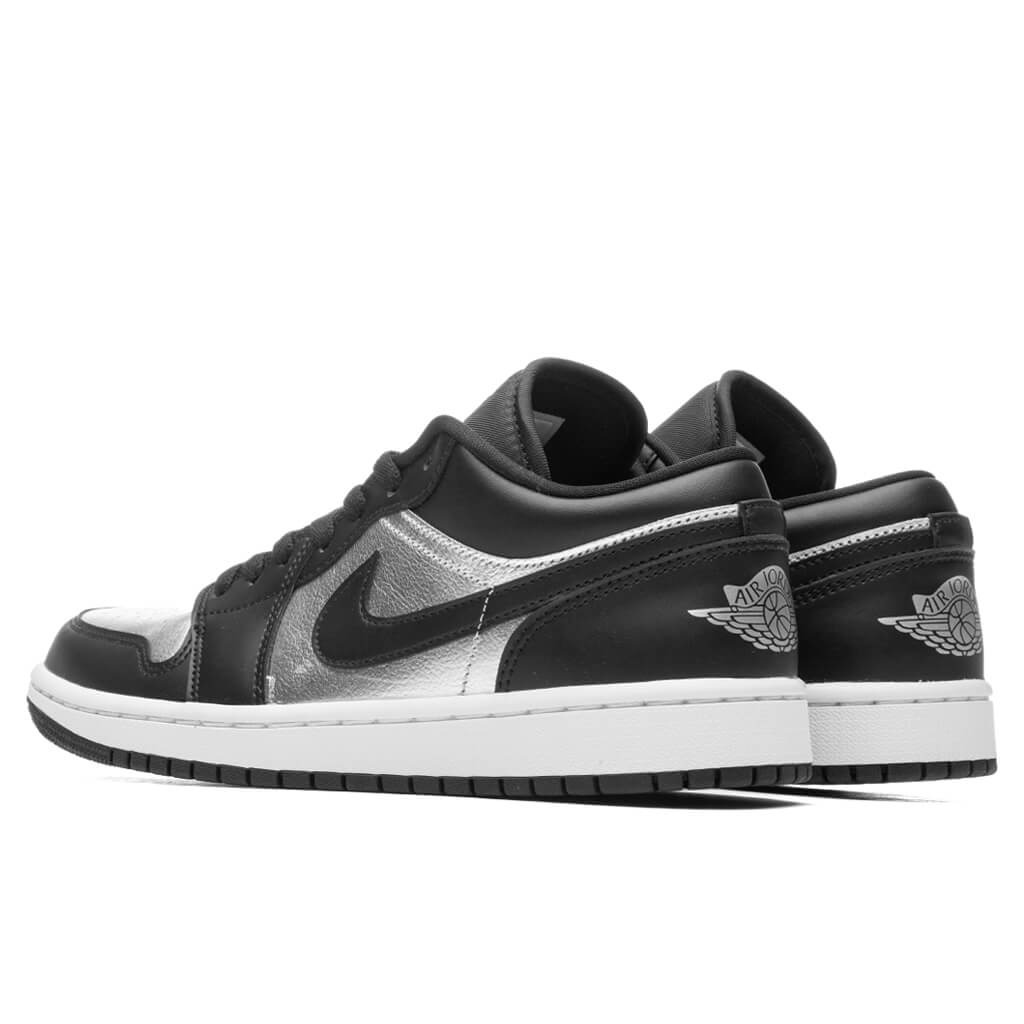 Women's Air Jordan 1 Low SE - Black/Metallic Silver