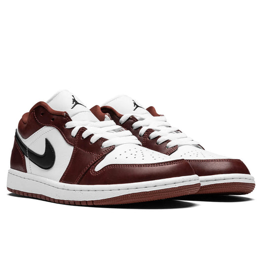 Air Jordan 1 Low SE - White/Black/Dark Pony