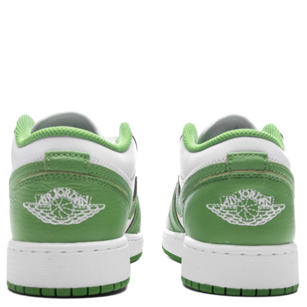 Air Jordan 1 Low SE (GS) - White/Chlorophyll/Lightening