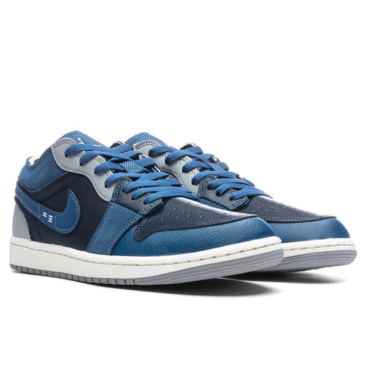 Air Jordan 1 Low SE Craft - Obsidian/Ashen Slate/French Blue/Sail