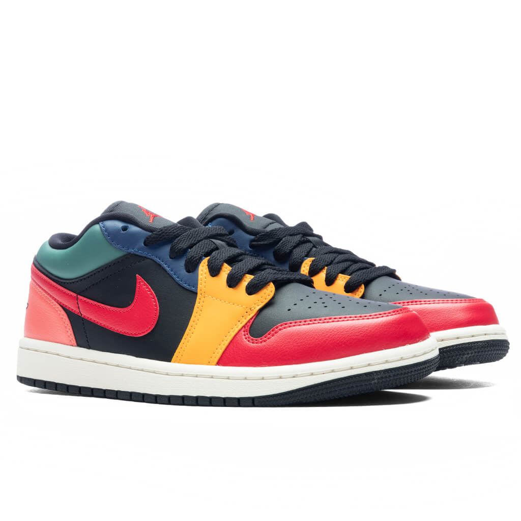Women's Air Jordan 1 Low SE - Black/Fire Red/Taxi
