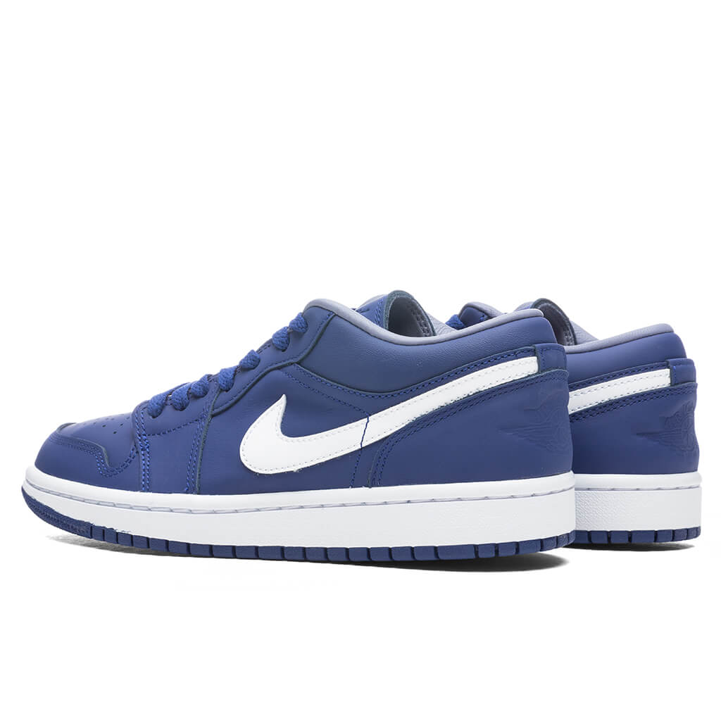 Women's Air Jordan 1 Low SE - Deep Royal Blue/White/Iron Purple