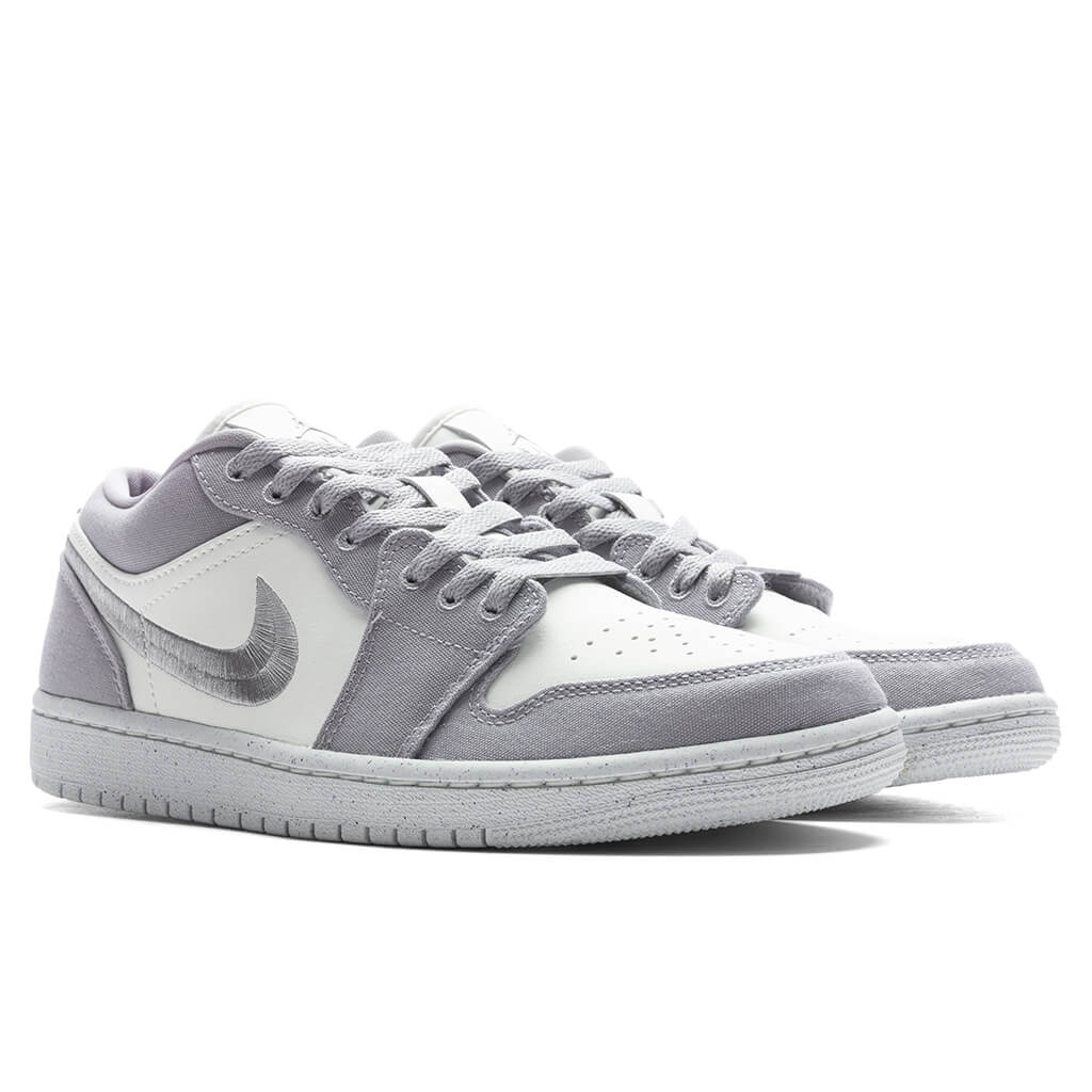 Women's Air Jordan 1 Low SE - Light Steel Grey/Sail/White