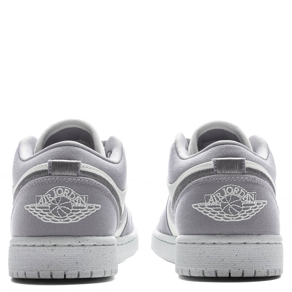 Women's Air Jordan 1 Low SE - Light Steel Grey/Sail/White