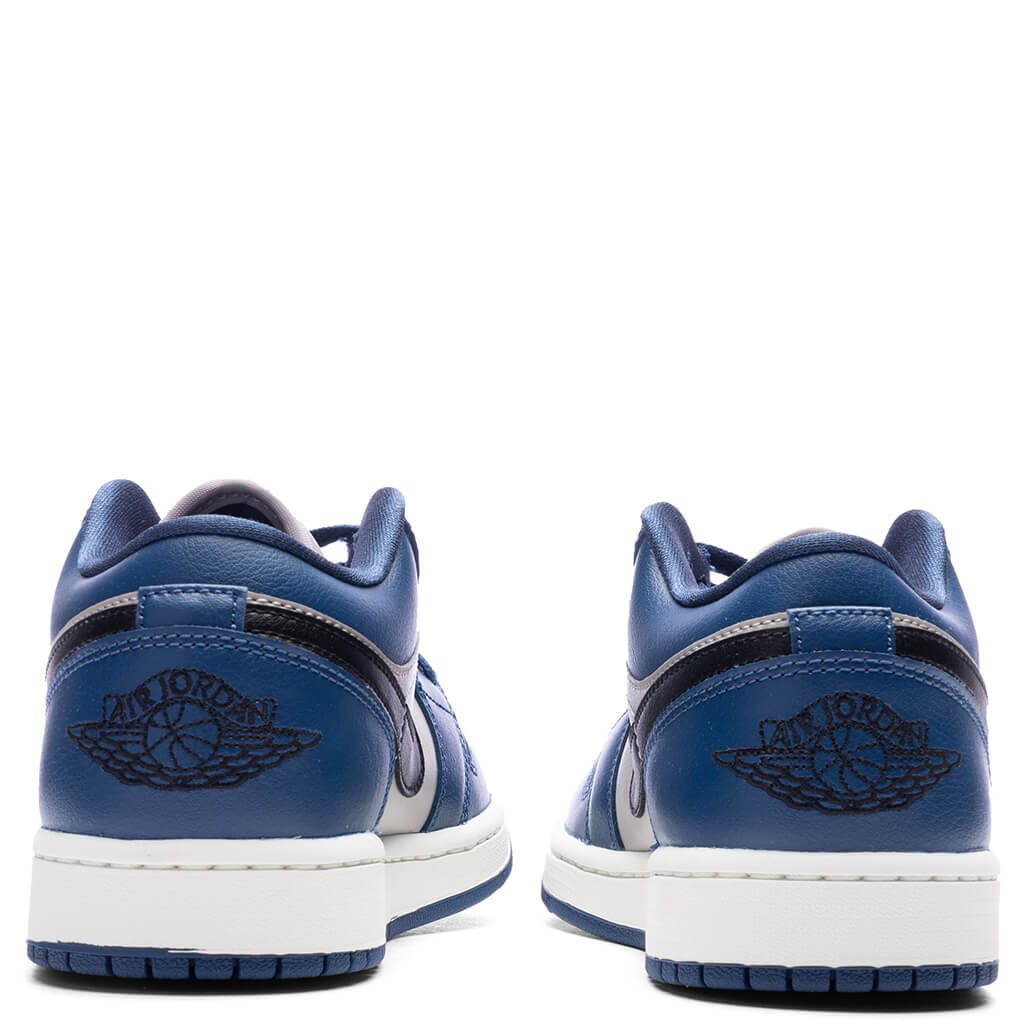Women's Air Jordan 1 Low - French Blue/Black-College Grey/Sail