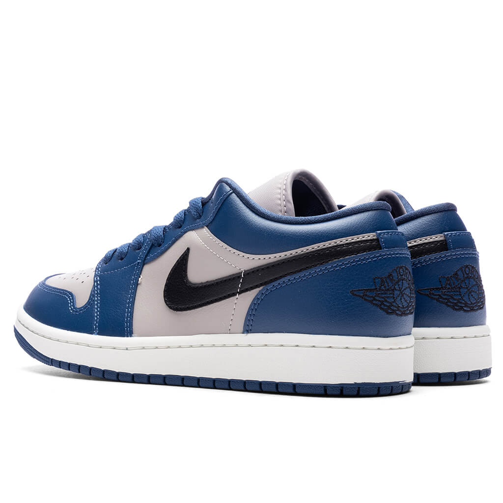 Women's Air Jordan 1 Low - French Blue/Black-College Grey/Sail