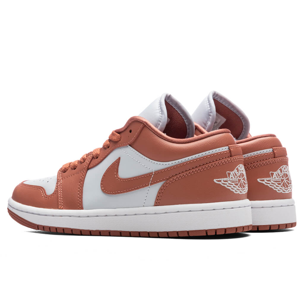 Women's Air Jordan 1 Low 'Pink Salmon' - Pure Platinum/Sky J Orange/White