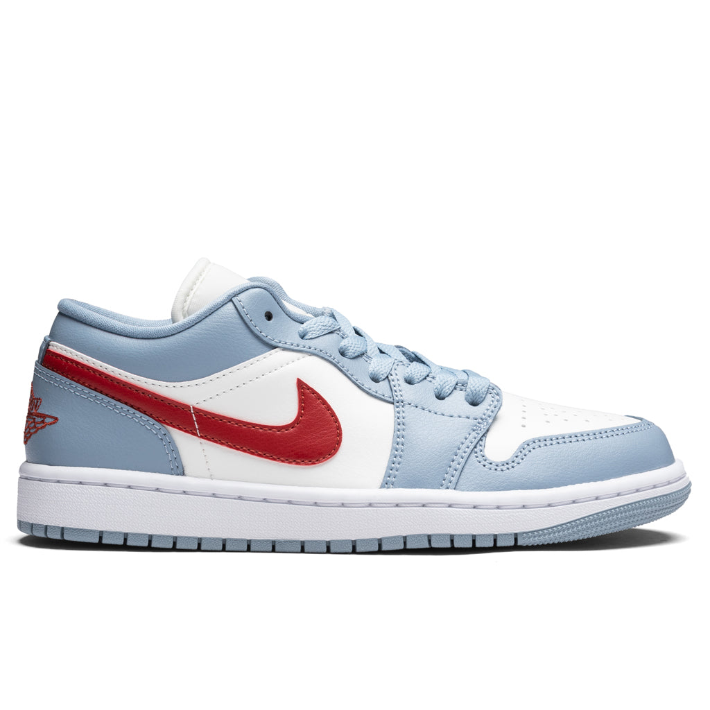 Women's Air Jordan 1 Low - Sail/Dune Red/Blue Grey/White