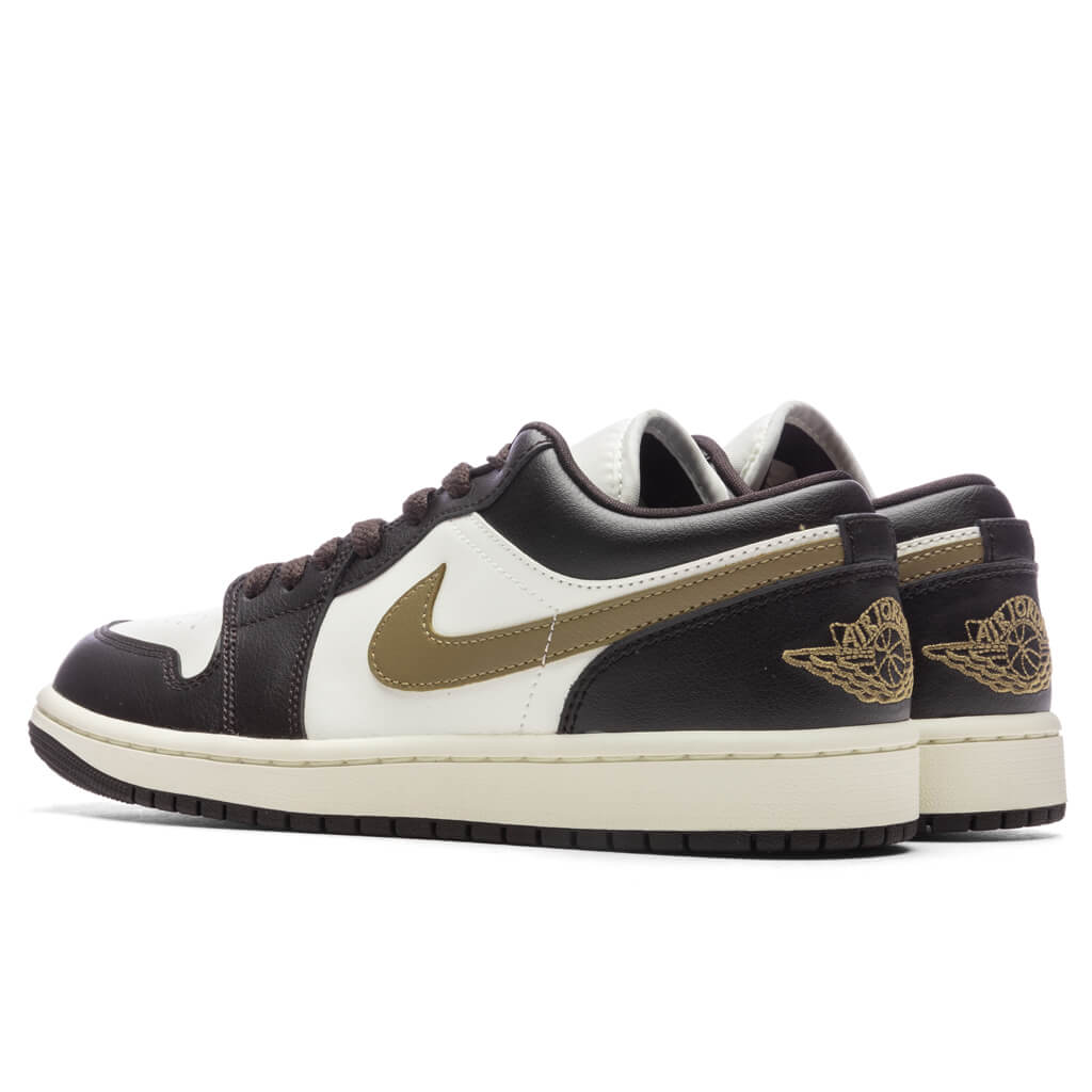 Women's Air Jordan 1 Low - Shadow Brown/Brown Kelp/Sail