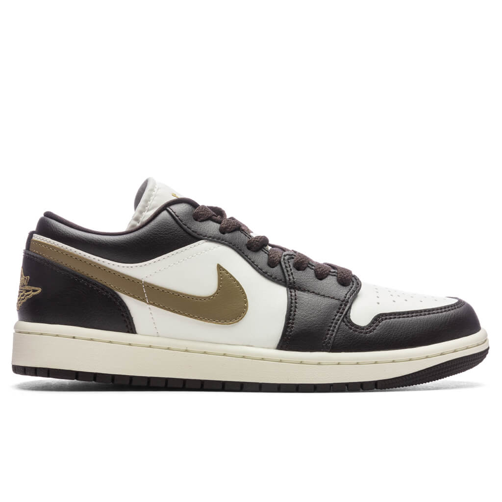 Women's Air Jordan 1 Low - Shadow Brown/Brown Kelp/Sail