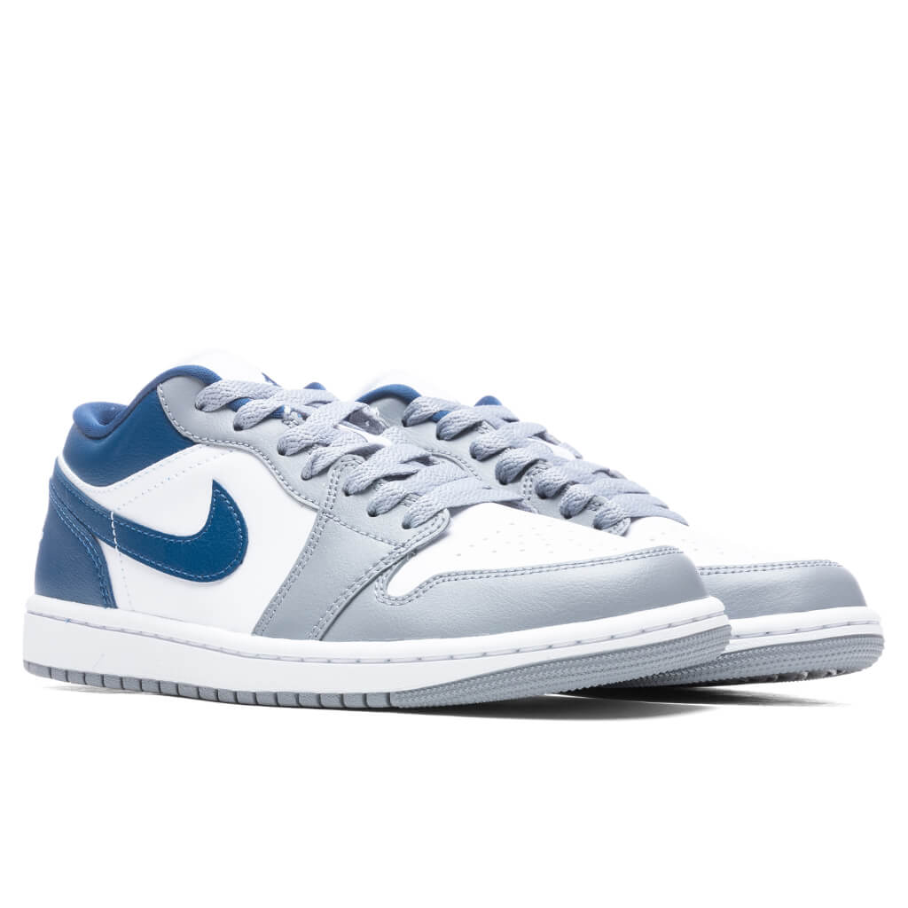 Women's Air Jordan 1 Low - Stealth/French Blue/White