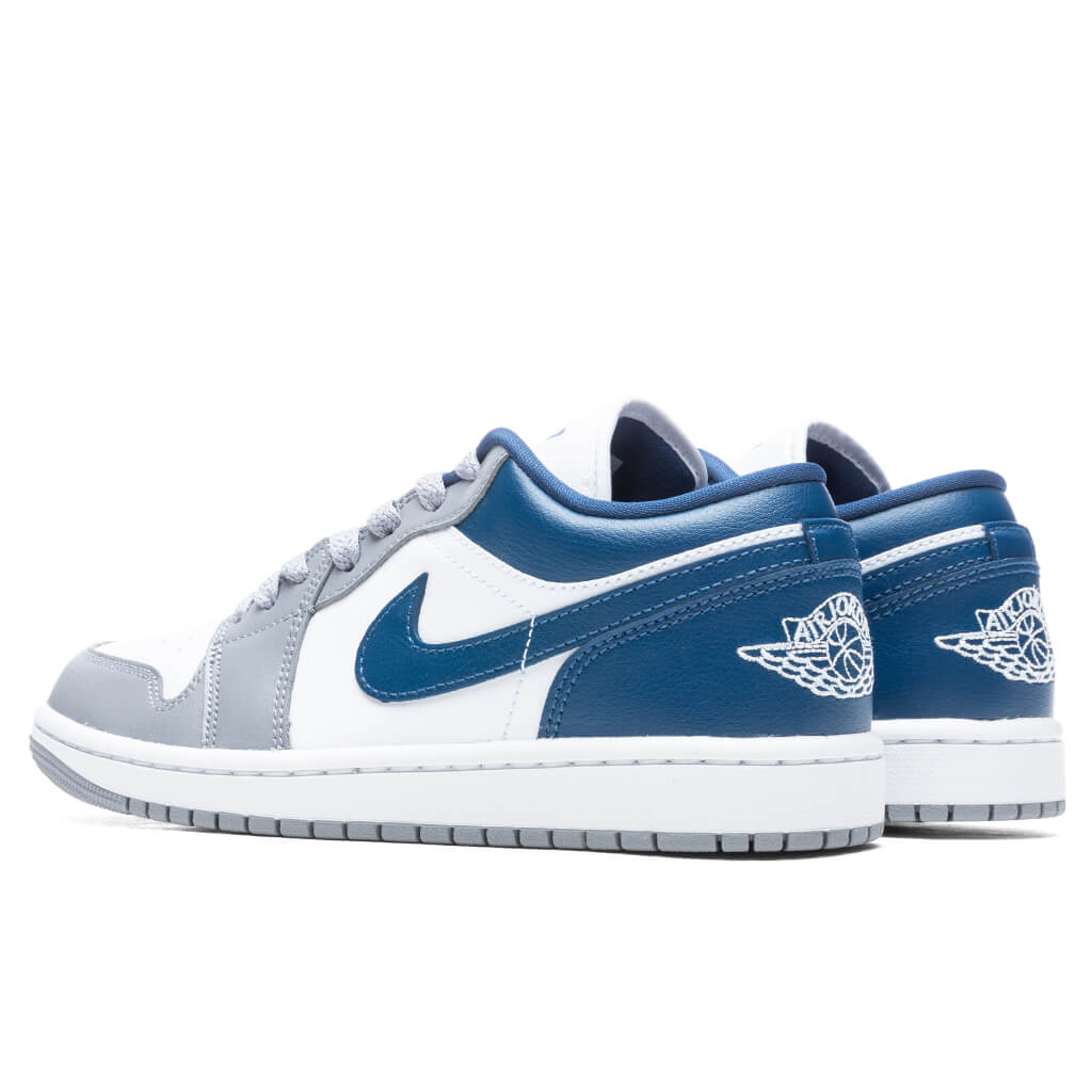 Women's Air Jordan 1 Low - Stealth/French Blue/White