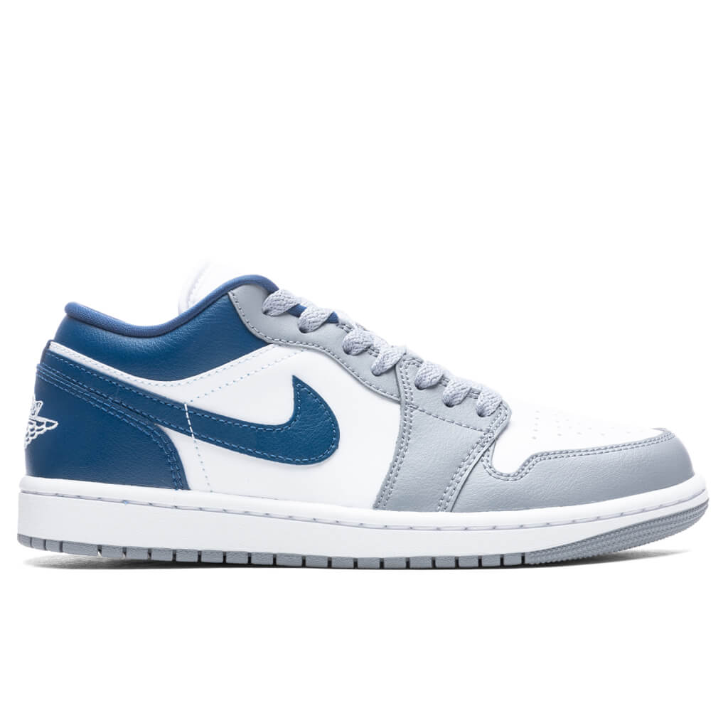 Women's Air Jordan 1 Low - Stealth/French Blue/White