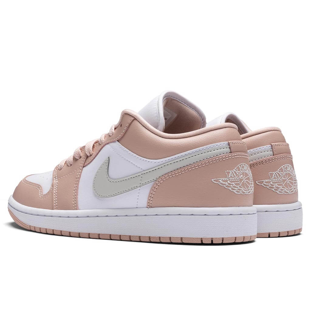 Women's Air Jordan 1 Low - White/Light Bone/Particle Beige