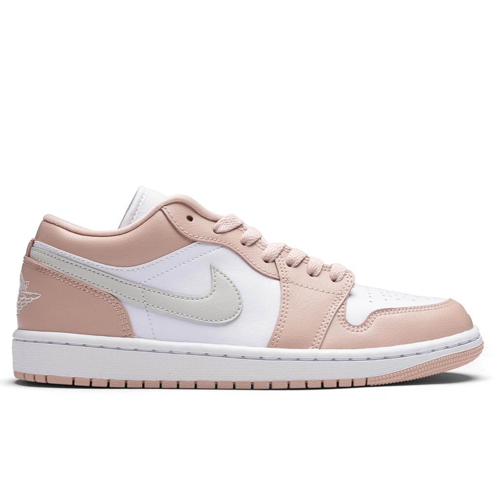 Women's Air Jordan 1 Low - White/Light Bone/Particle Beige