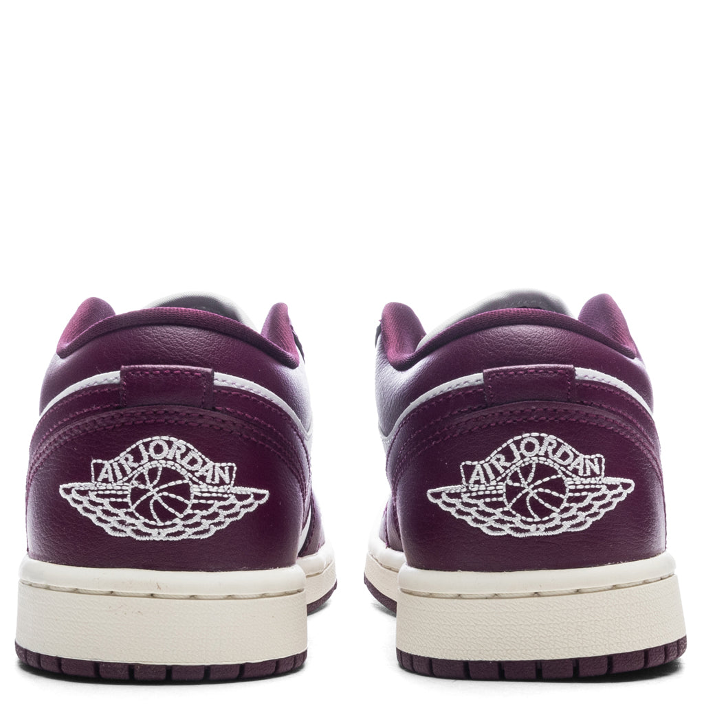 Women's Air Jordan 1 Low - White/Bordeaux/Sail