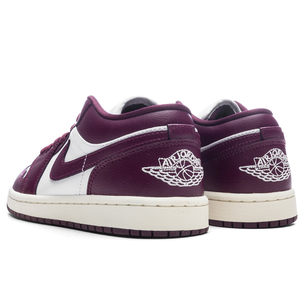 Women's Air Jordan 1 Low - White/Bordeaux/Sail