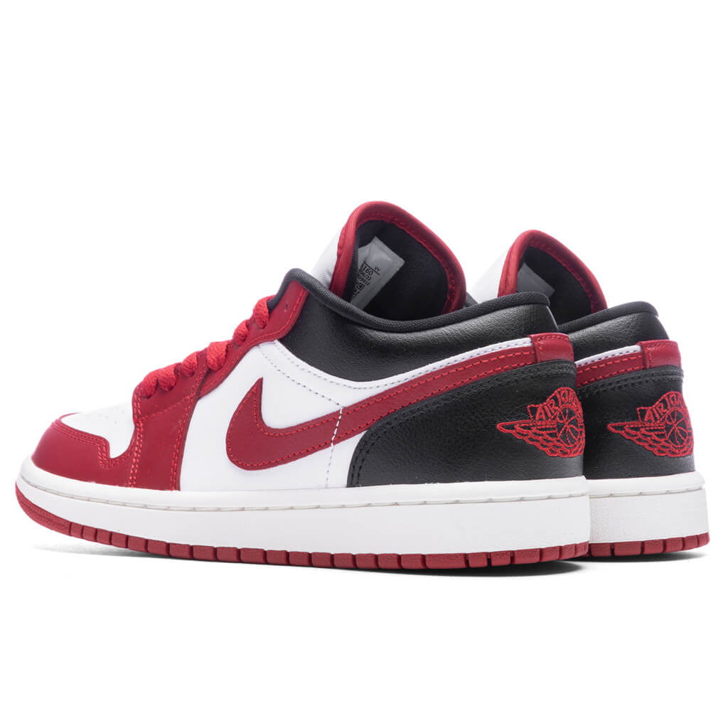 Women's Air Jordan 1 Low - White/Gym Red/Black