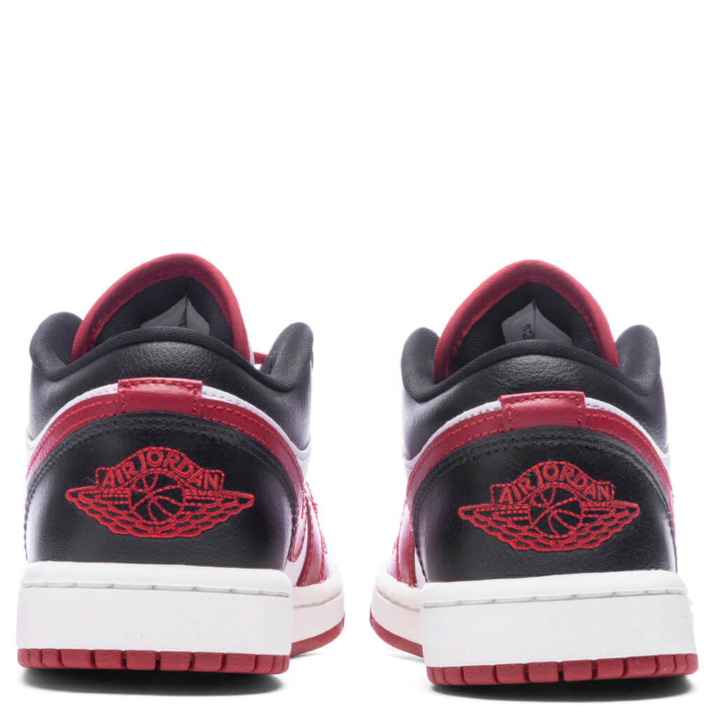 Women's Air Jordan 1 Low - White/Gym Red/Black