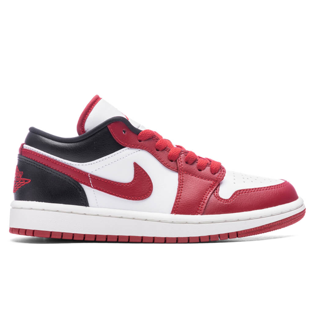 Women's Air Jordan 1 Low - White/Gym Red/Black