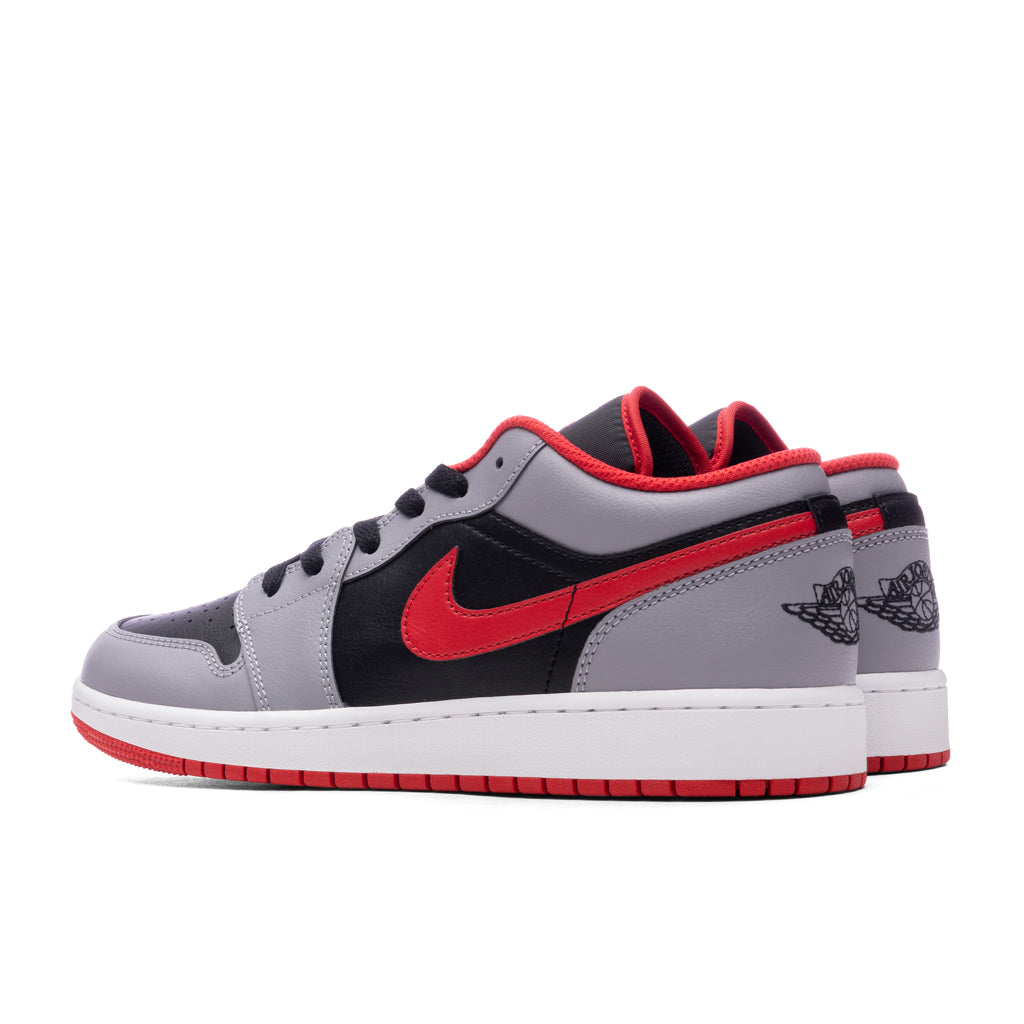 Air Jordan 1 Low (GS) - Black/Fire Red/Cement Grey/White
