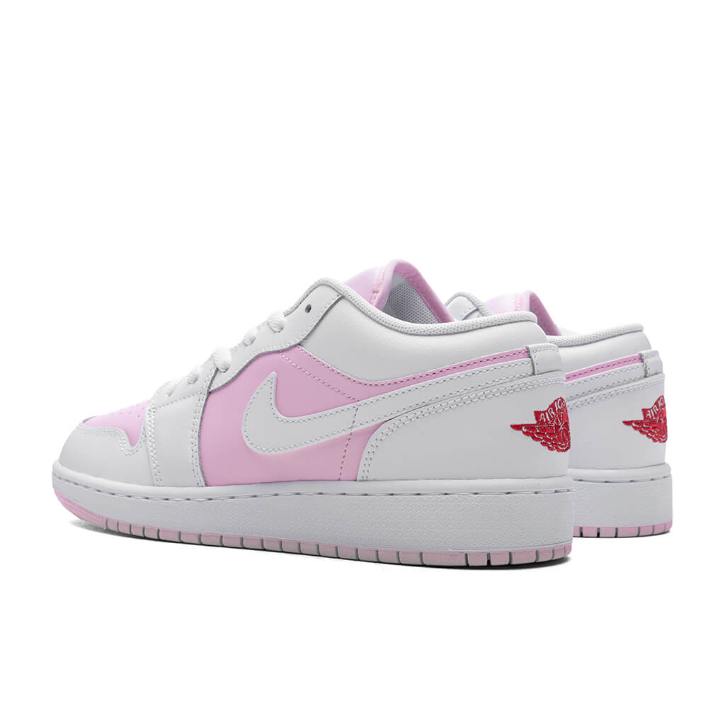 Air Jordan 1 Low (GS) - Pink Foam/White/Fire Red