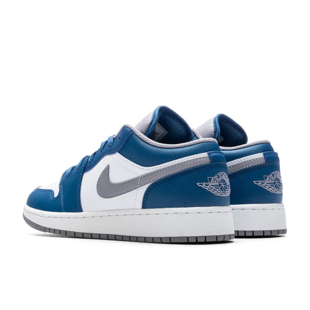 Air Jordan 1 Low (GS) - True Blue/Cement Grey/White