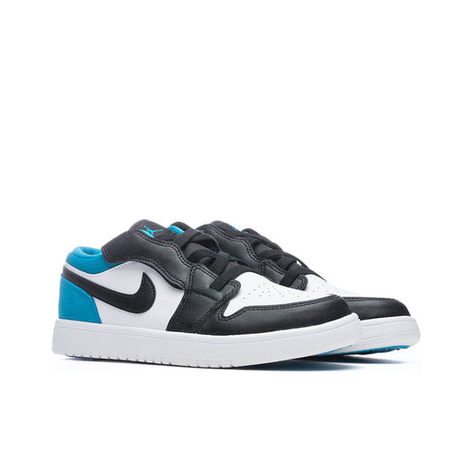 Air Jordan 1 Low (PS) - Black/Laser Blue/White