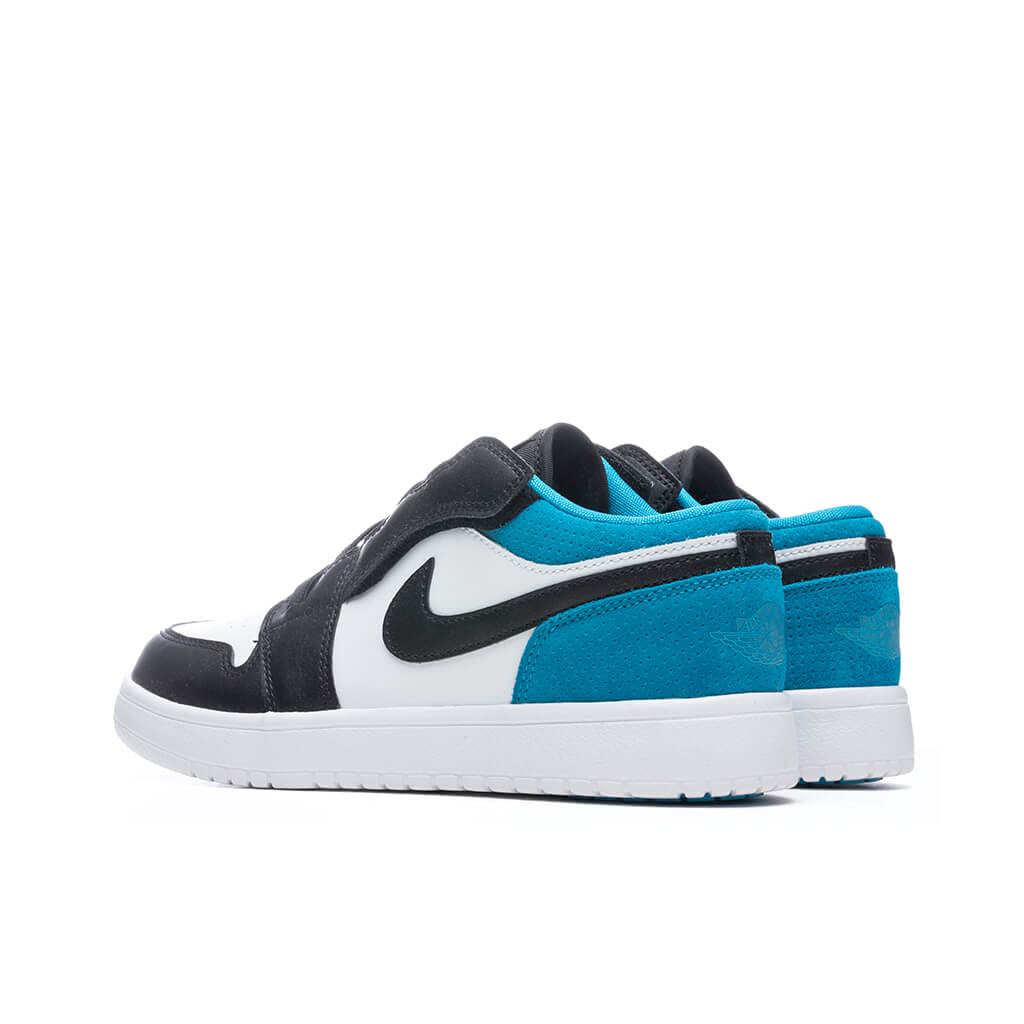 Air Jordan 1 Low (PS) - Black/Laser Blue/White