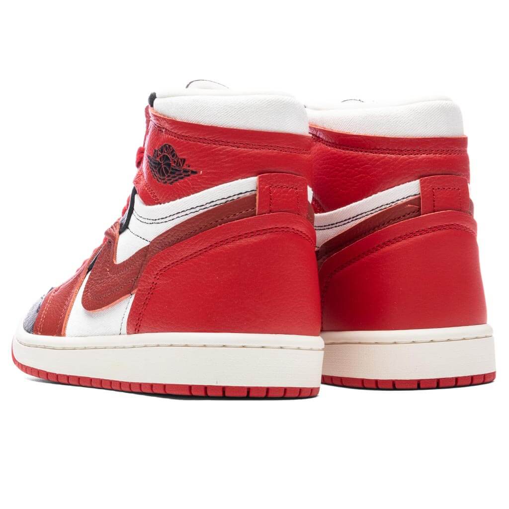 Women's Air Jordan 1 High MM - Sport Red/Dune Red/Black