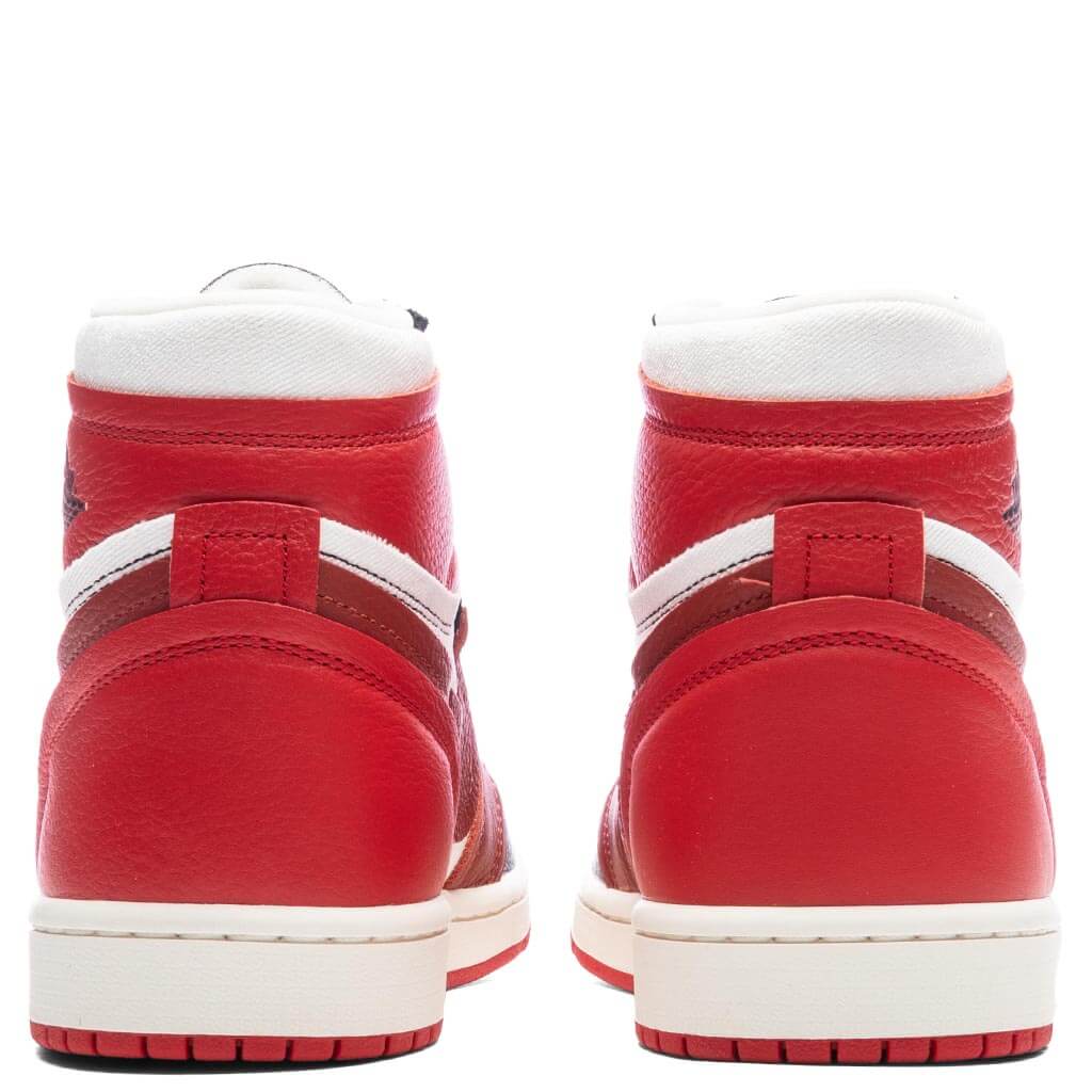 Women's Air Jordan 1 High MM - Sport Red/Dune Red/Black