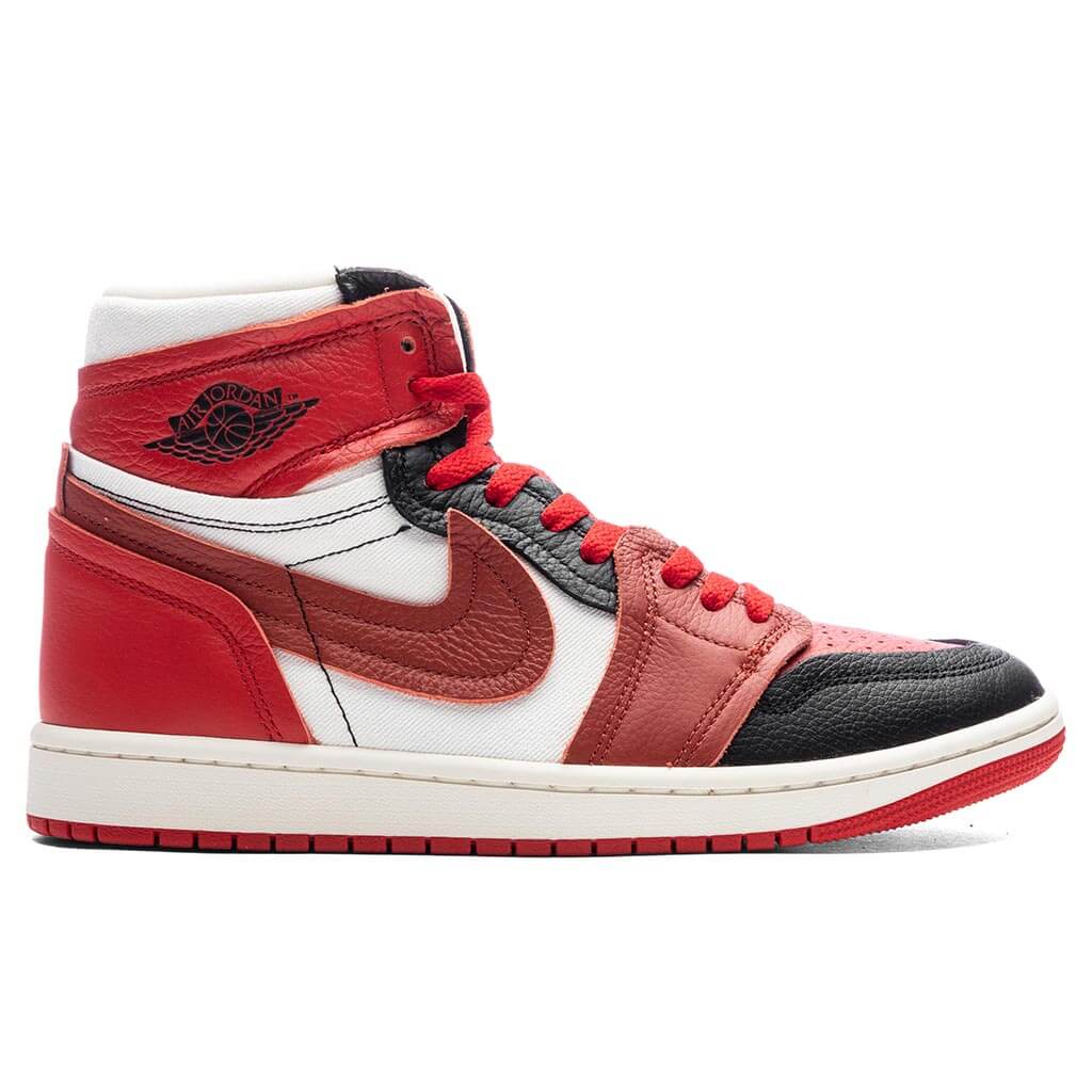 Women's Air Jordan 1 High MM - Sport Red/Dune Red/Black